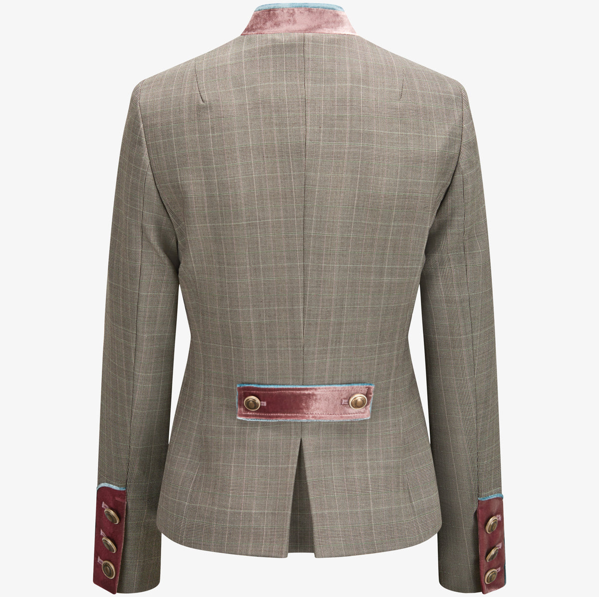 Trachtenblazer "Sophie" Karo türkis / pink