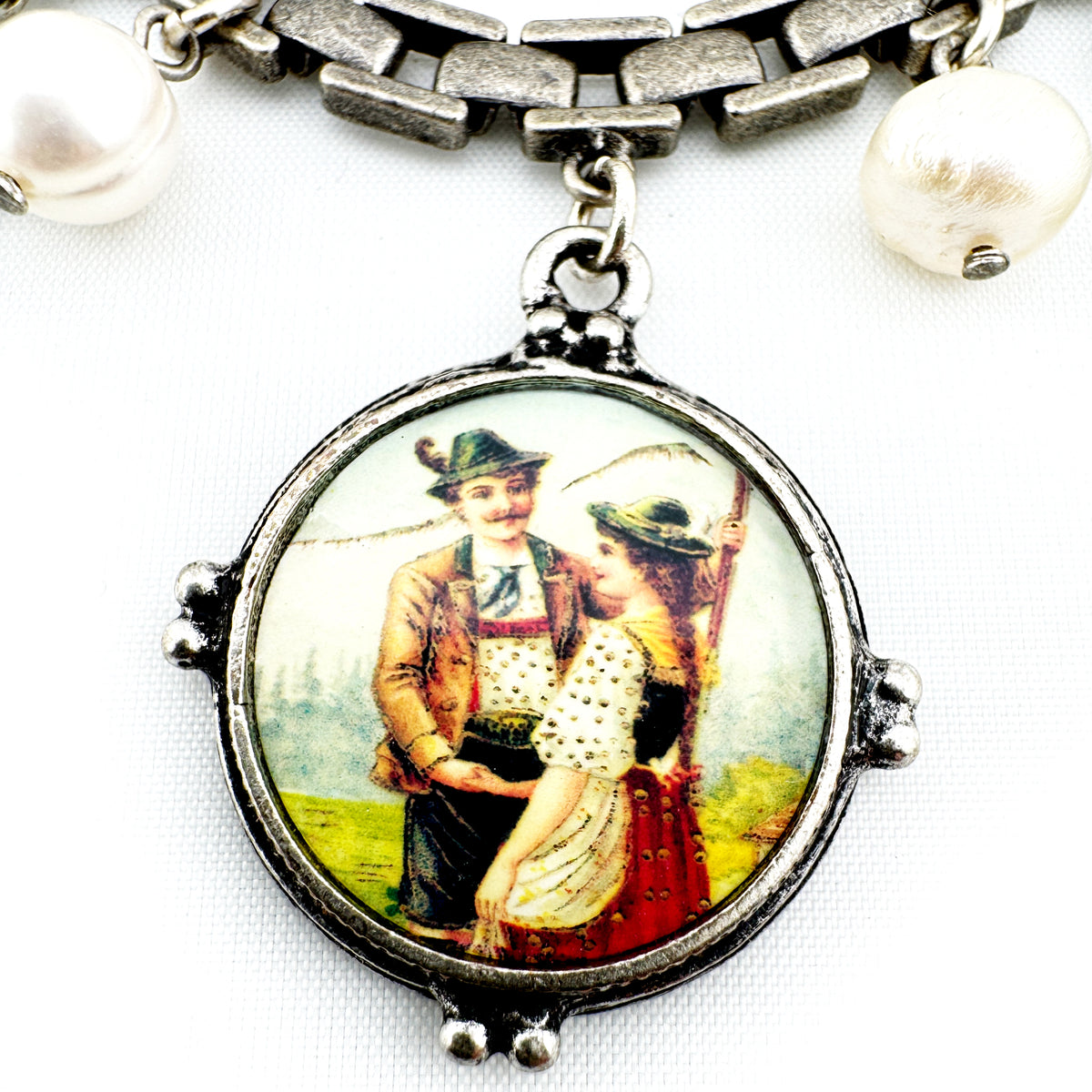 Bettelarmband mit Pärchentaler