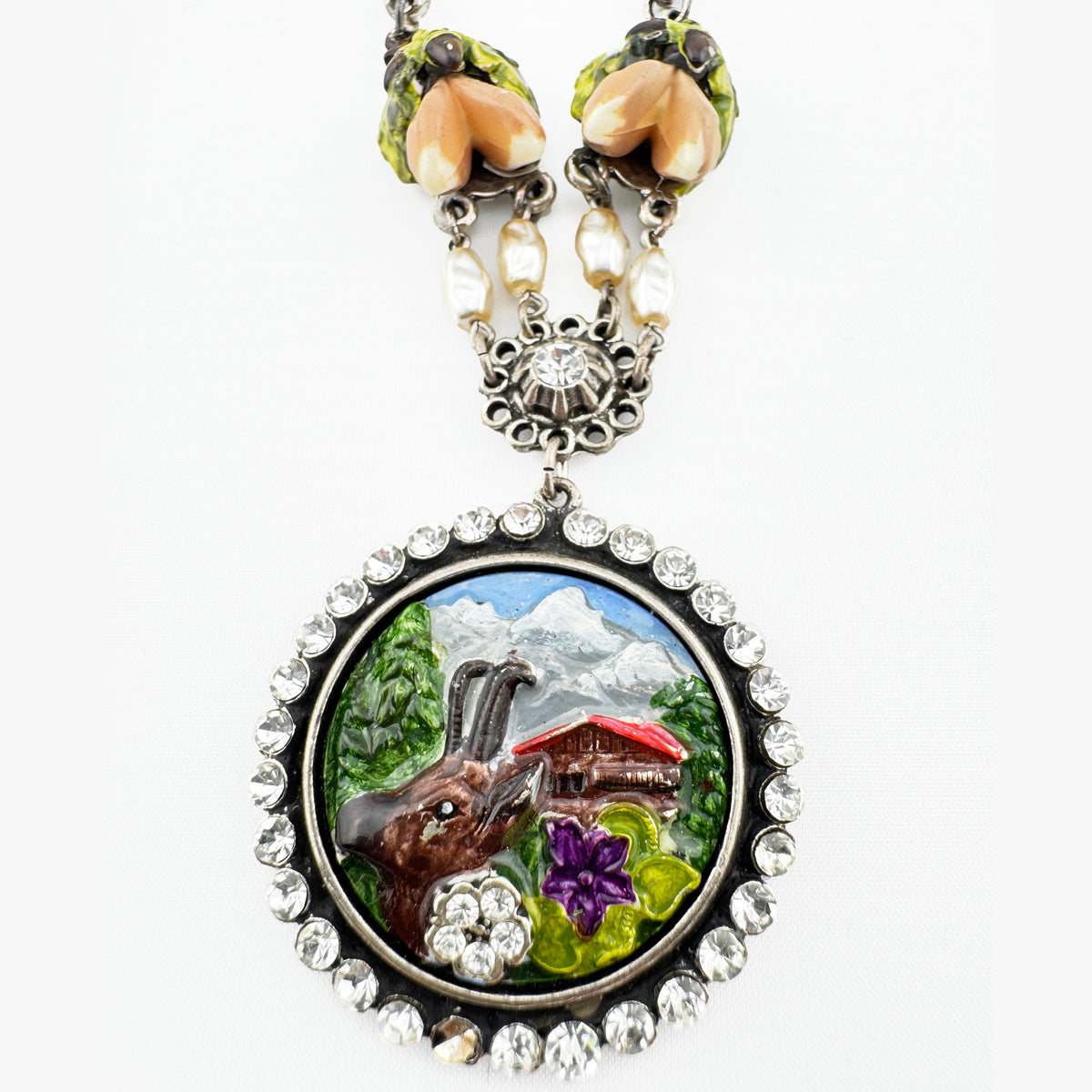Kette mit Talerbuildl und Grandl