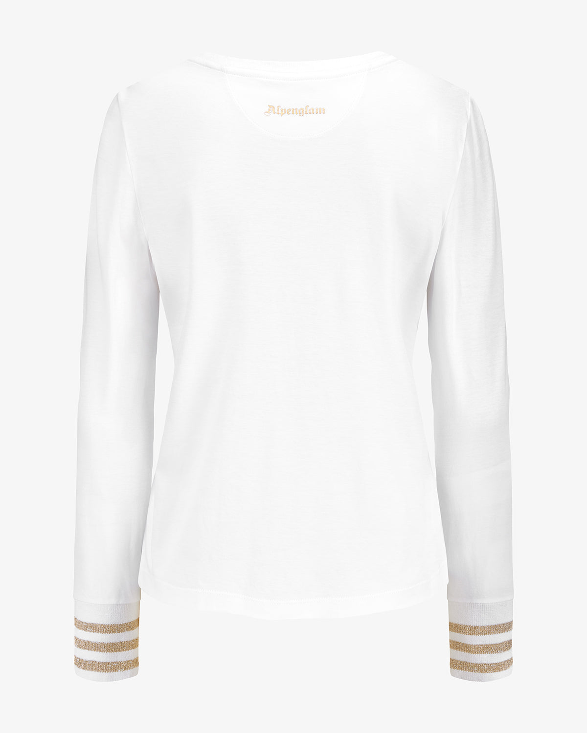 Longsleeve "ALPENGLAM" mit goldenen Bündchen