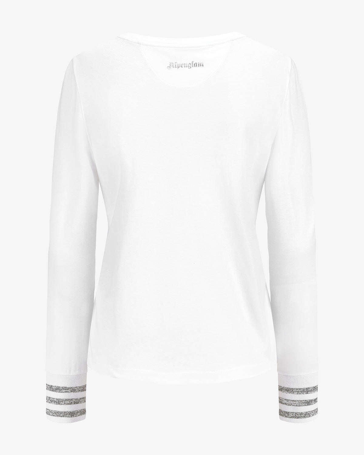 Longsleeve "ALPENGLAM" mit silbernen Bündchen