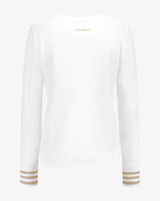 Longsleeve "LOLLIPOP & ALPENROCK" mit goldenen Bündchen