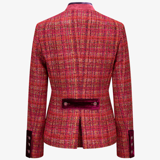 Boucle Trachtenblazer "Sophie" Pink | Aubergine & Fuchsia