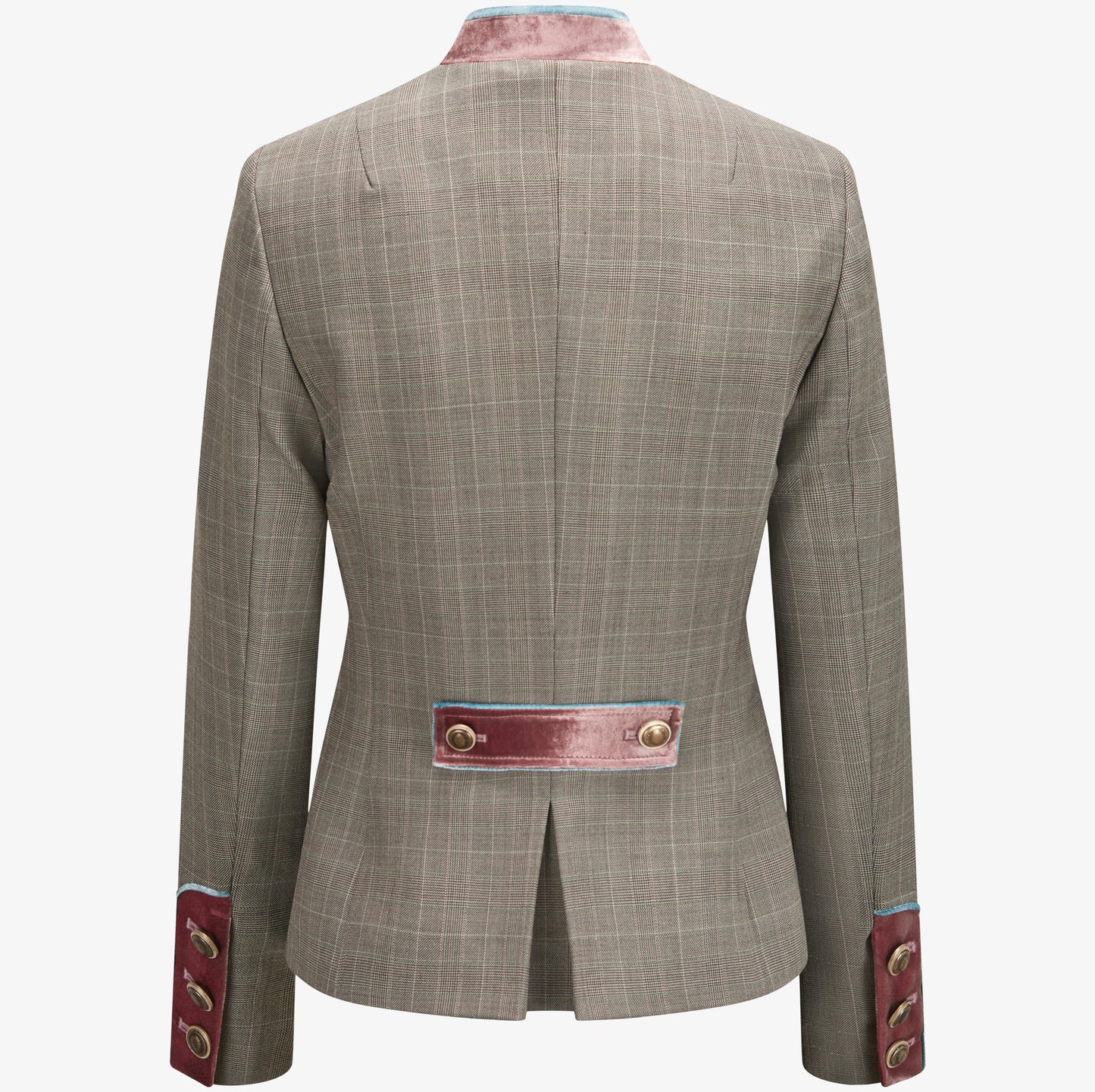 Trachtenblazer "Sophie" Karo türkis / pink
