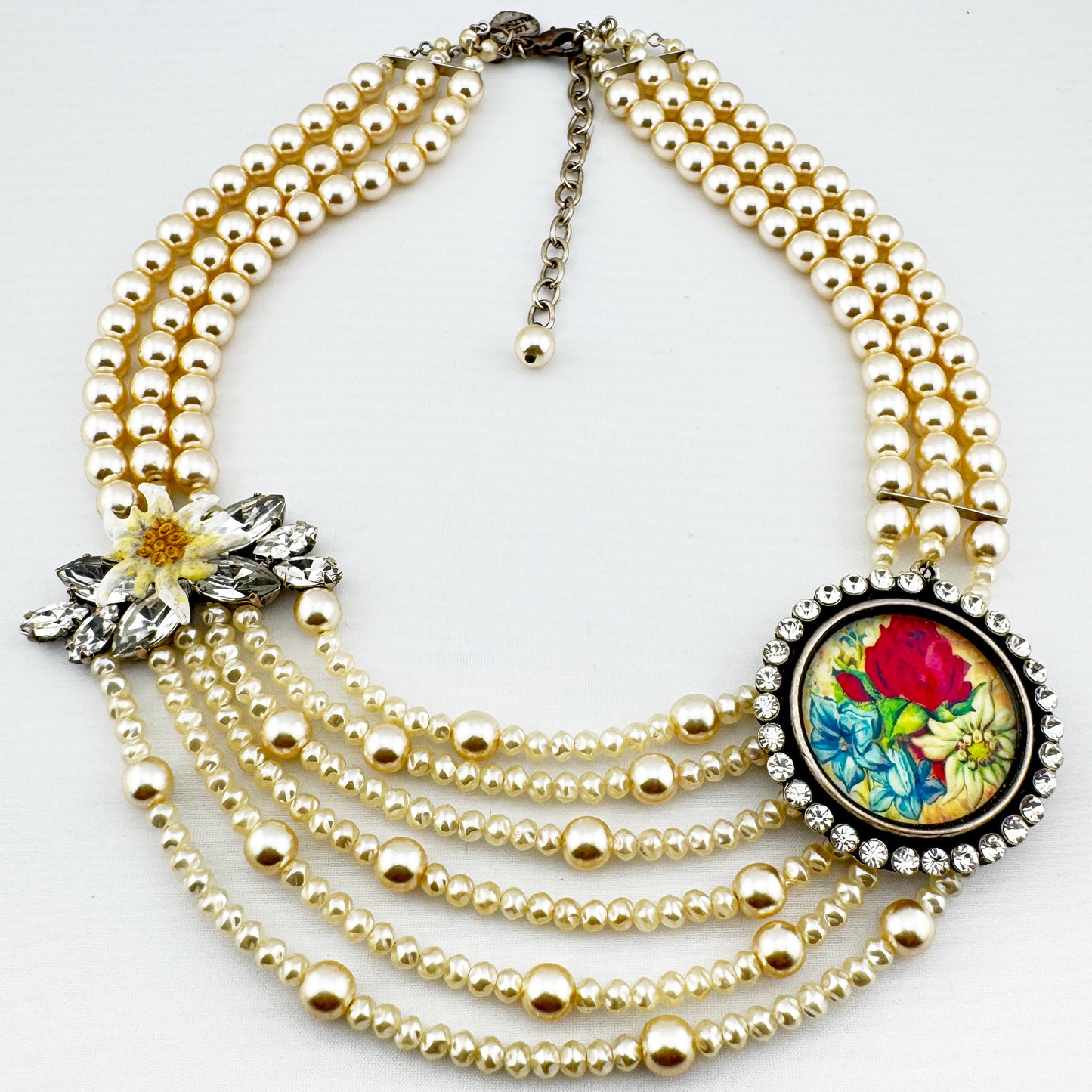 Collier mit Blumentaler