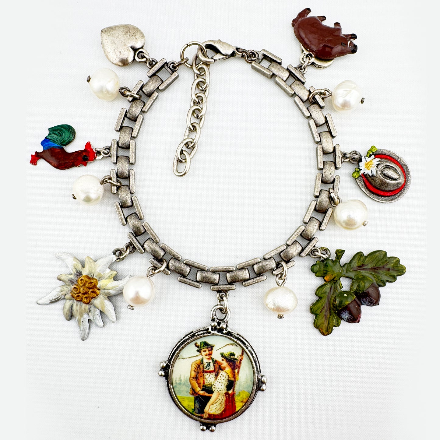 Bettelarmband mit Pärchentaler