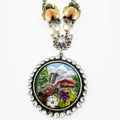 Kette mit Talerbuildl und Grandl