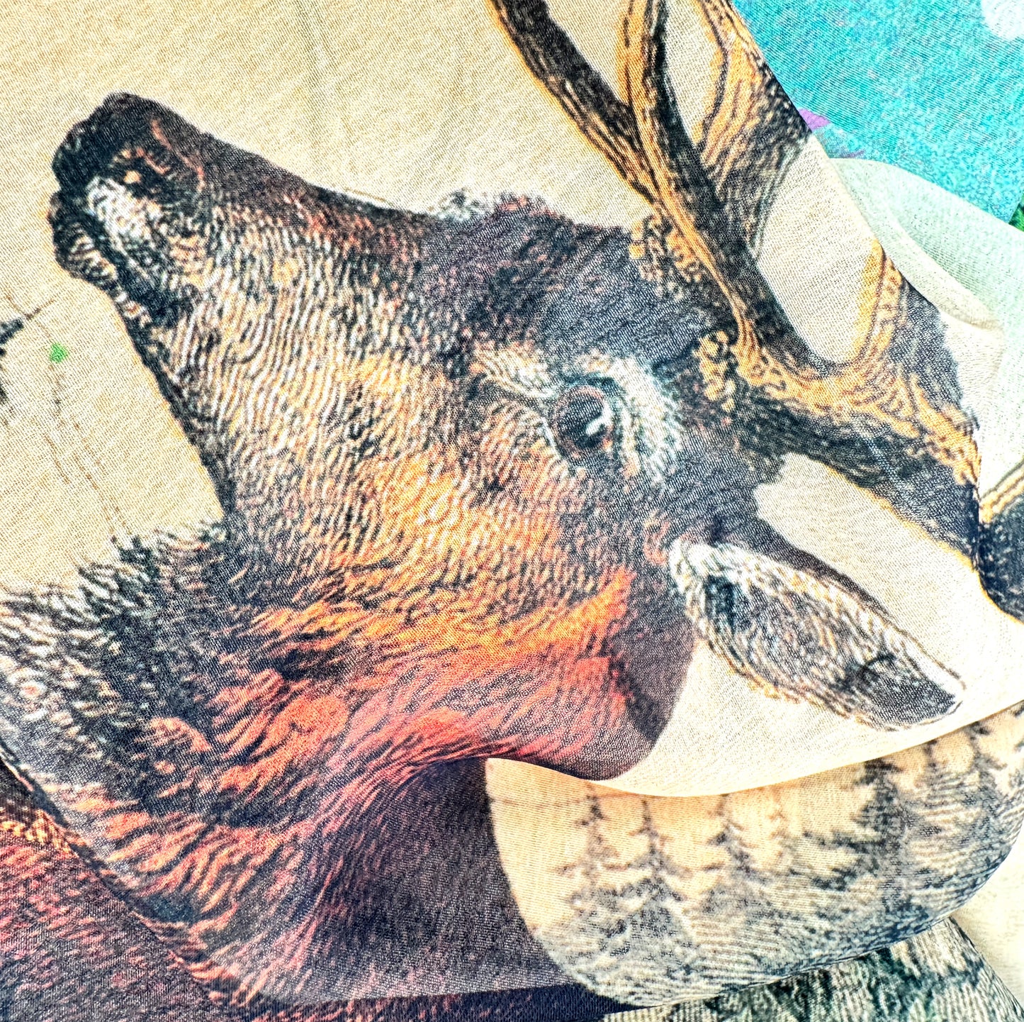 Tuch „Waldeslust“ – Trachten- & Naturmotiv